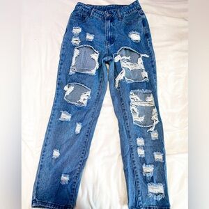 SHEIN SKY boyfriend ripped jeans